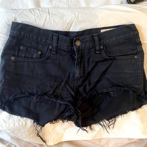 Rag & Bone denim shorts.